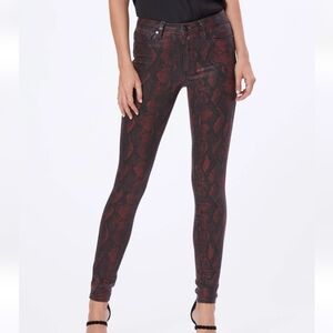 Paige Hoxton Ultra Skinny Red Snake